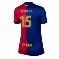 Camiseta Barcelona Andreas Christensen #15 Primera Equipación para mujer 2024-25 manga corta